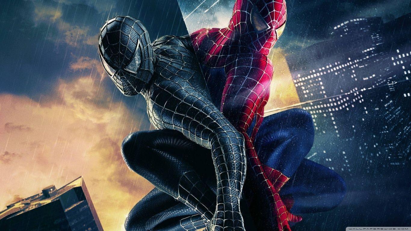 Black And Colored Spiderman ❤ 4K HD Desktop Wallpaper for 4K