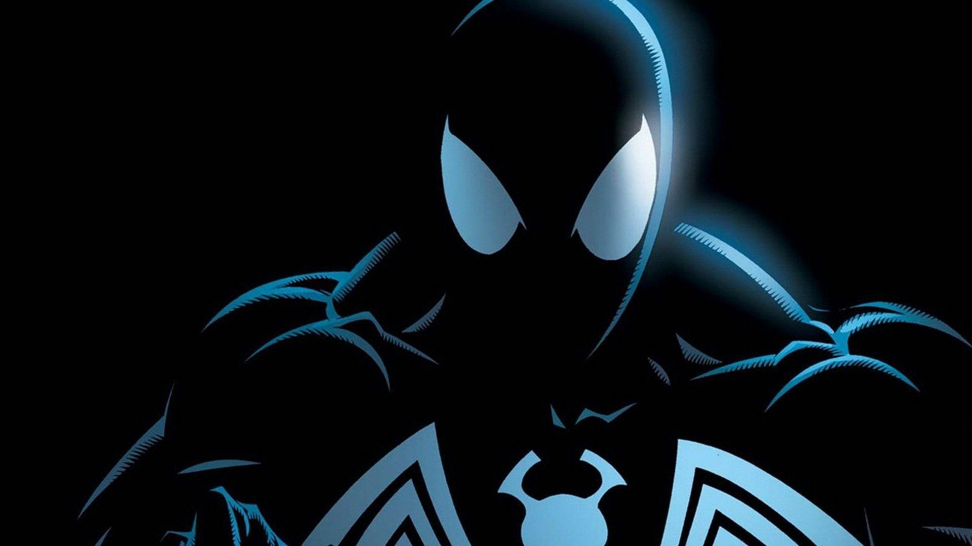 Black Spider Man Background