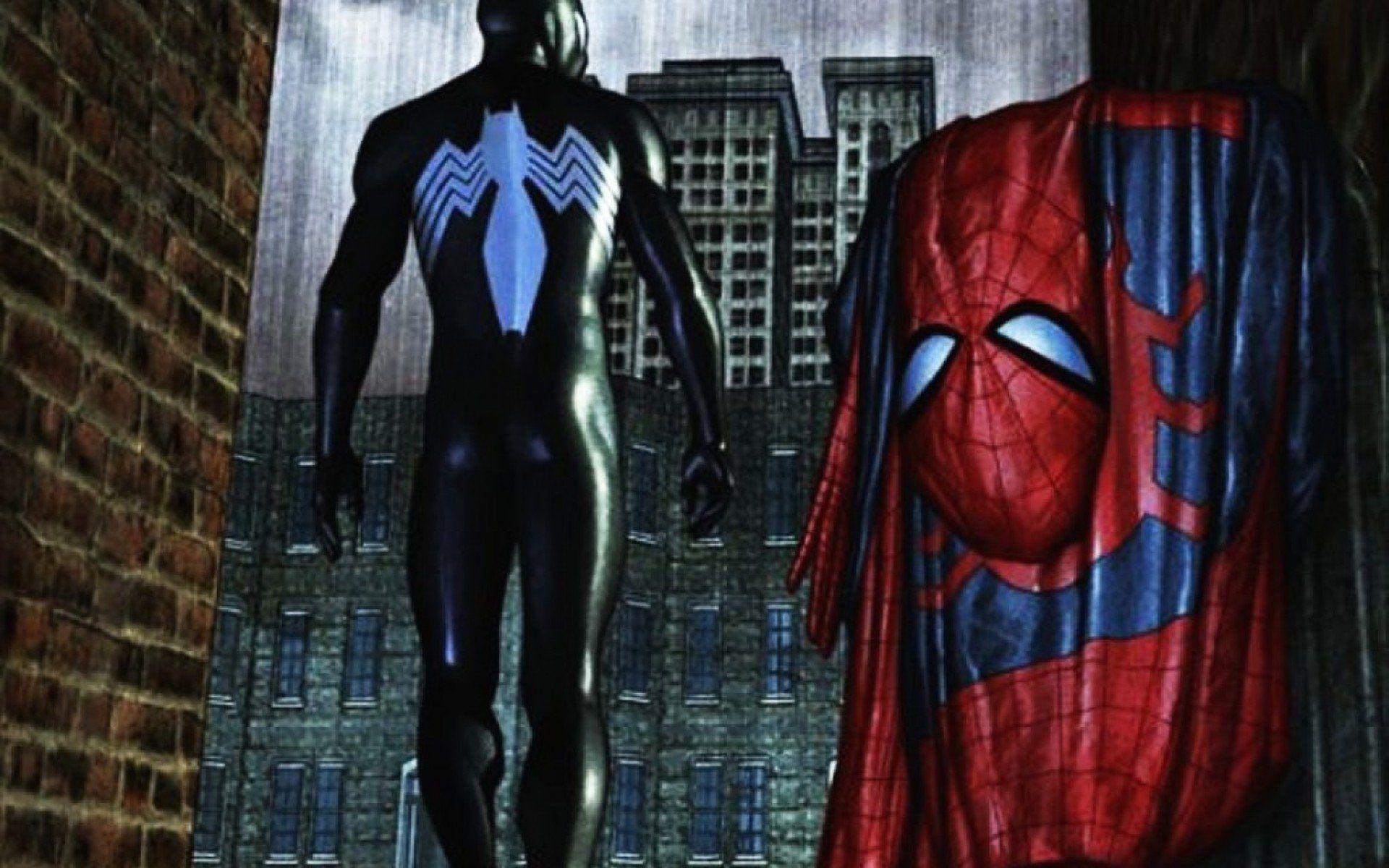 Movies Wallpaper: Black Spiderman Wallpaper Background Beautiful