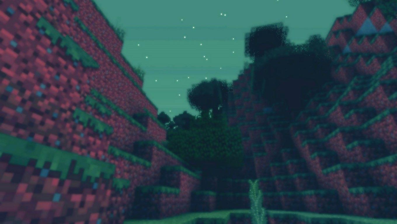 Stars Minecraft, Perspective Wallpaper HD / Desktop and Mobile