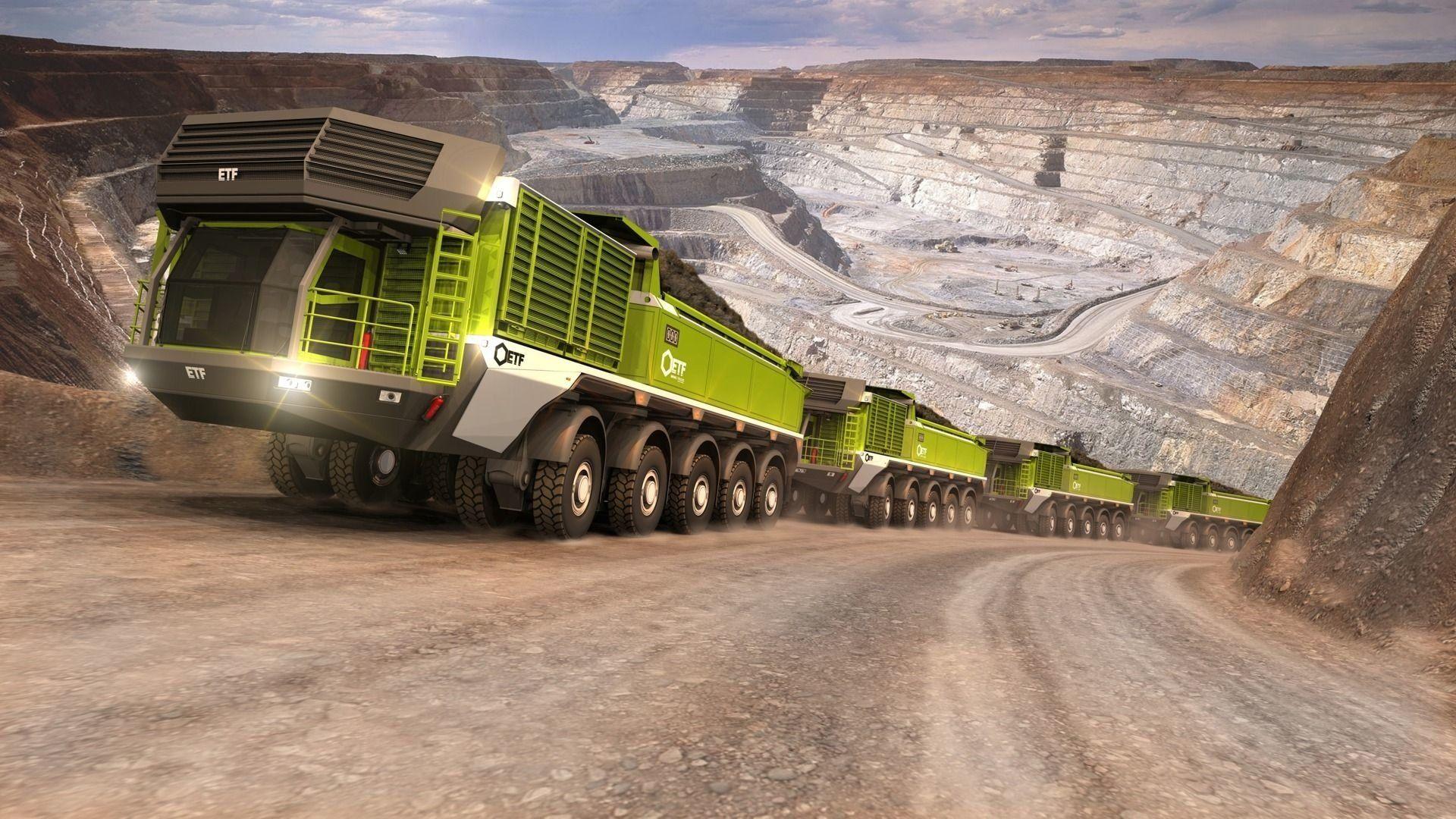 ETF MT 240 Mining Truck Computer Wallpaper, Desktop Background