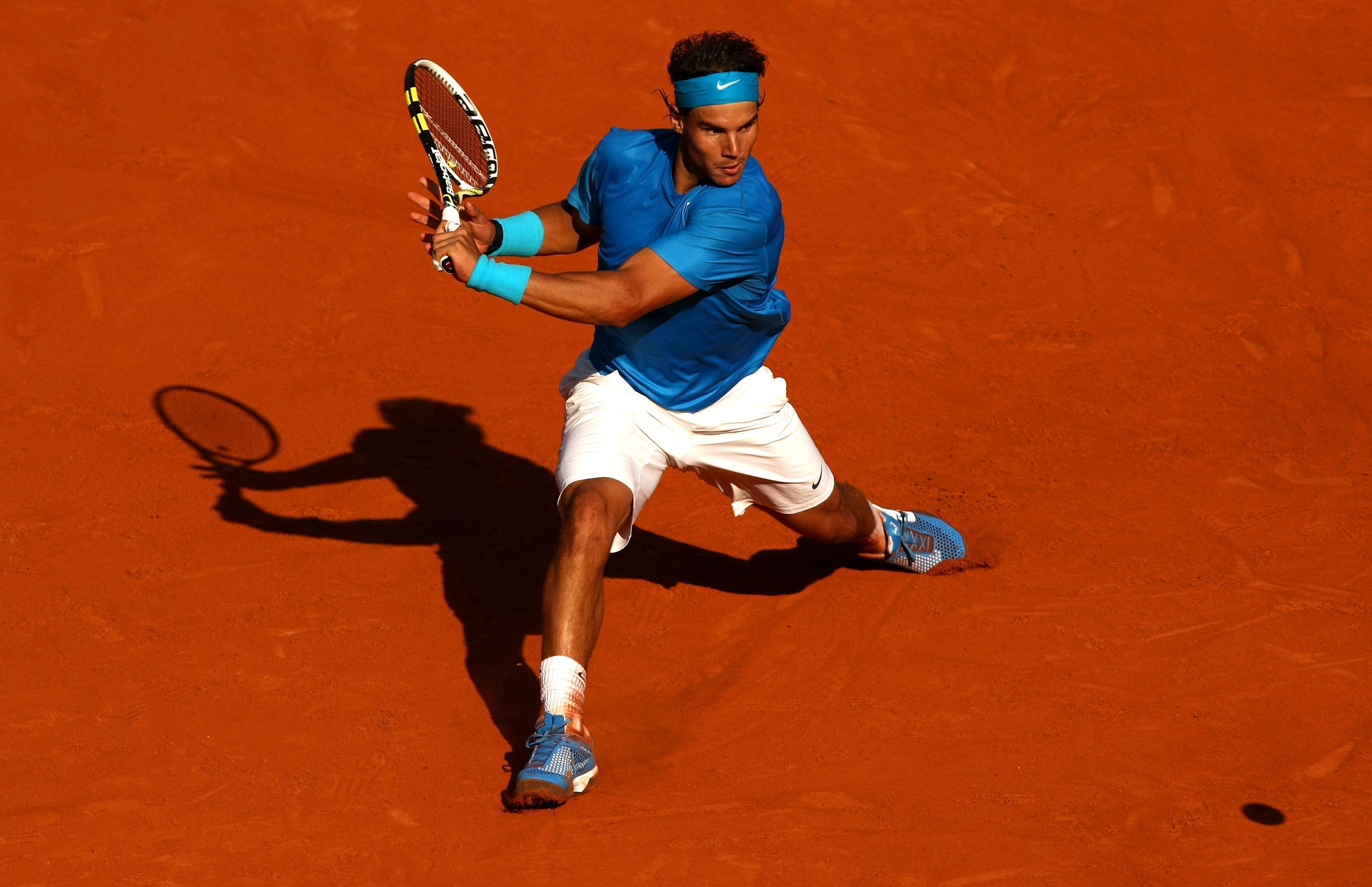 More Image of Rafael Nadal Playing the Final at Roland Garros