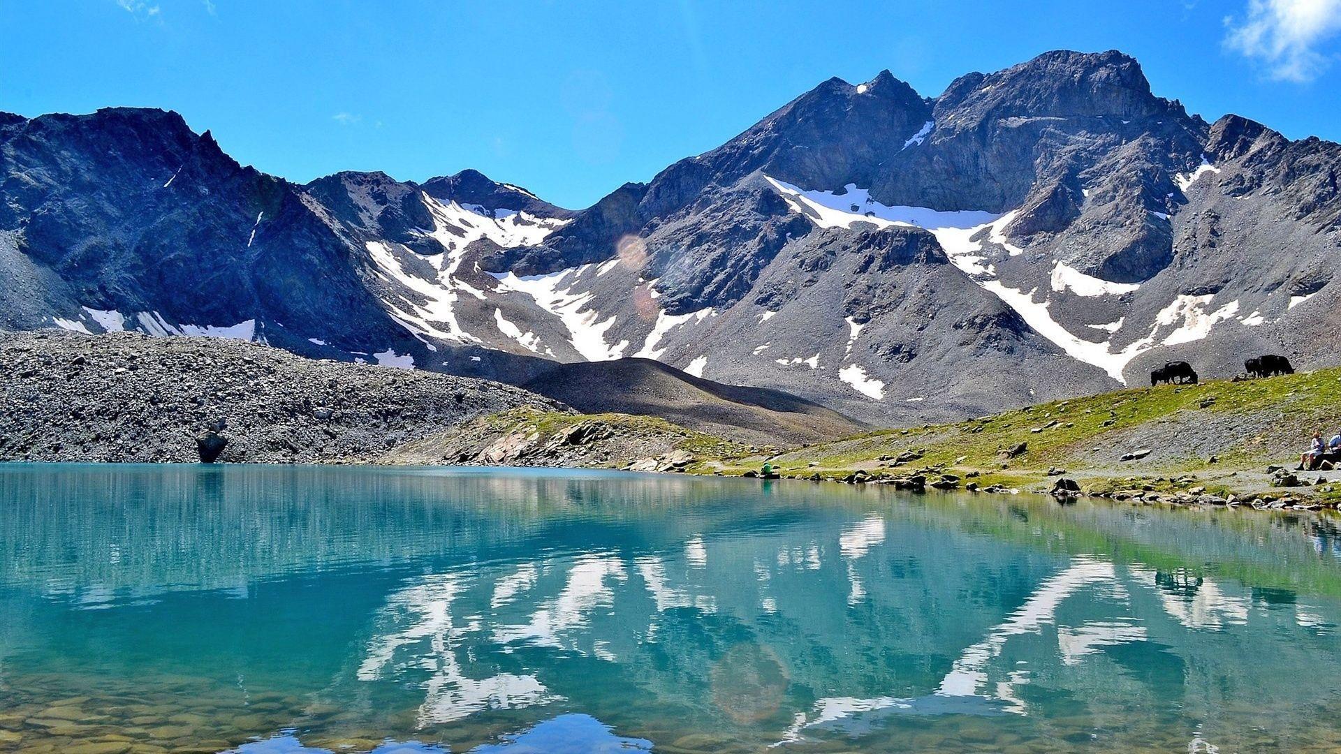 Nature, Mountain Lake, Windows 10 Microsoft, Win 10