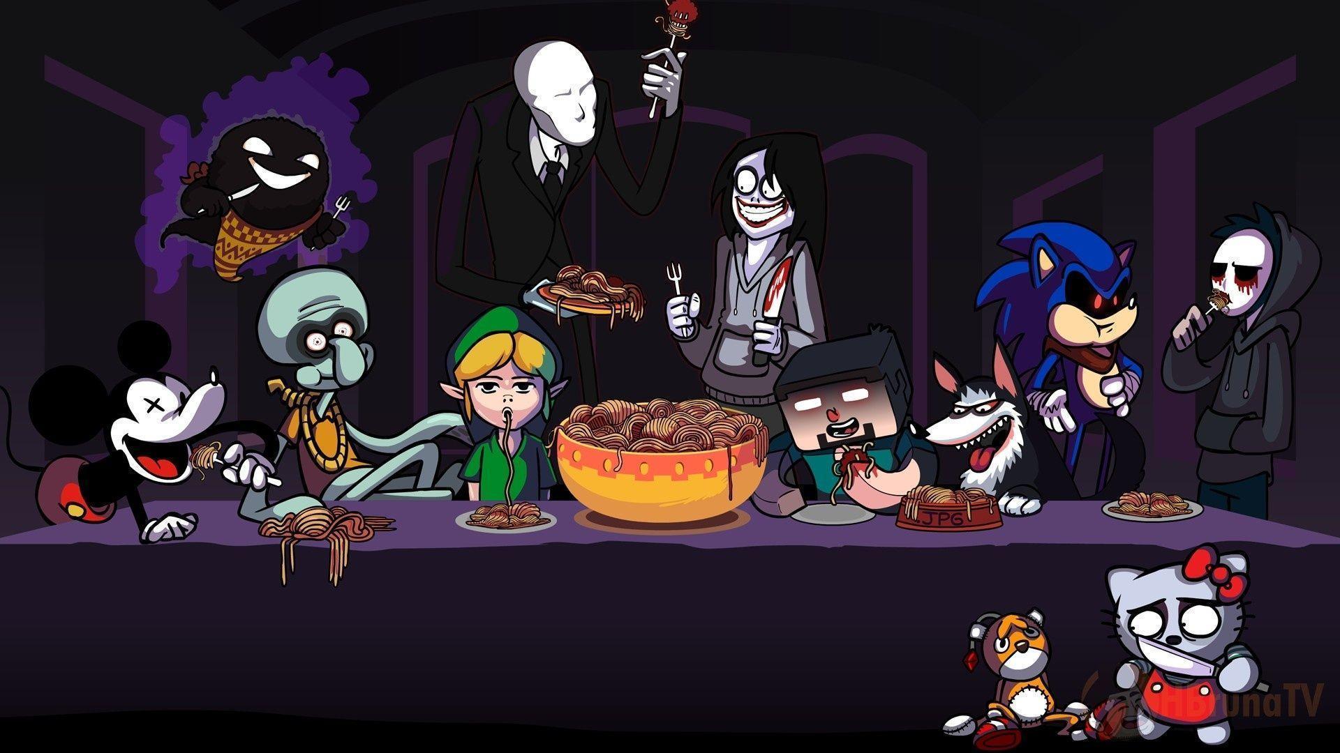 Halloween, Horror, Creepypasta, Cartoon Creepypasta