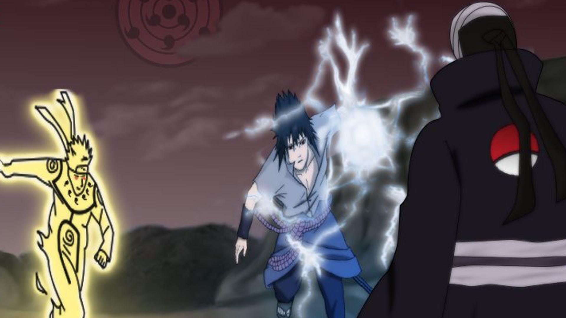 Naruto And Sasuke Vs Madara Final Fight.