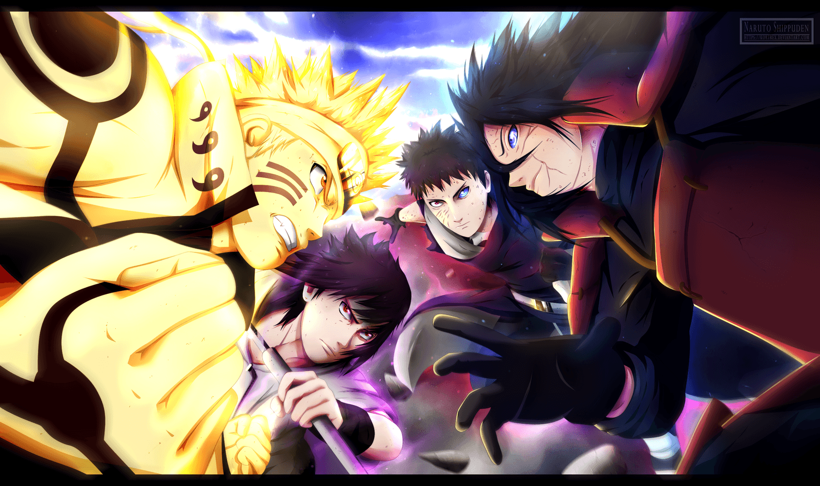 Naruto And Sasuke Vs Madara Wallpapers Wallpaper Cave