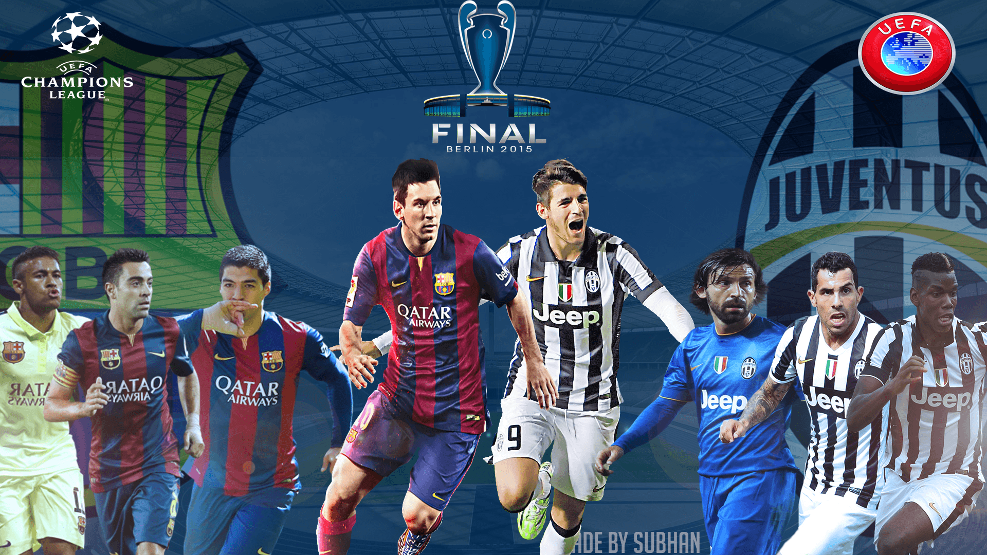 Champions league final 2015 berlin 1080p Wallpaper