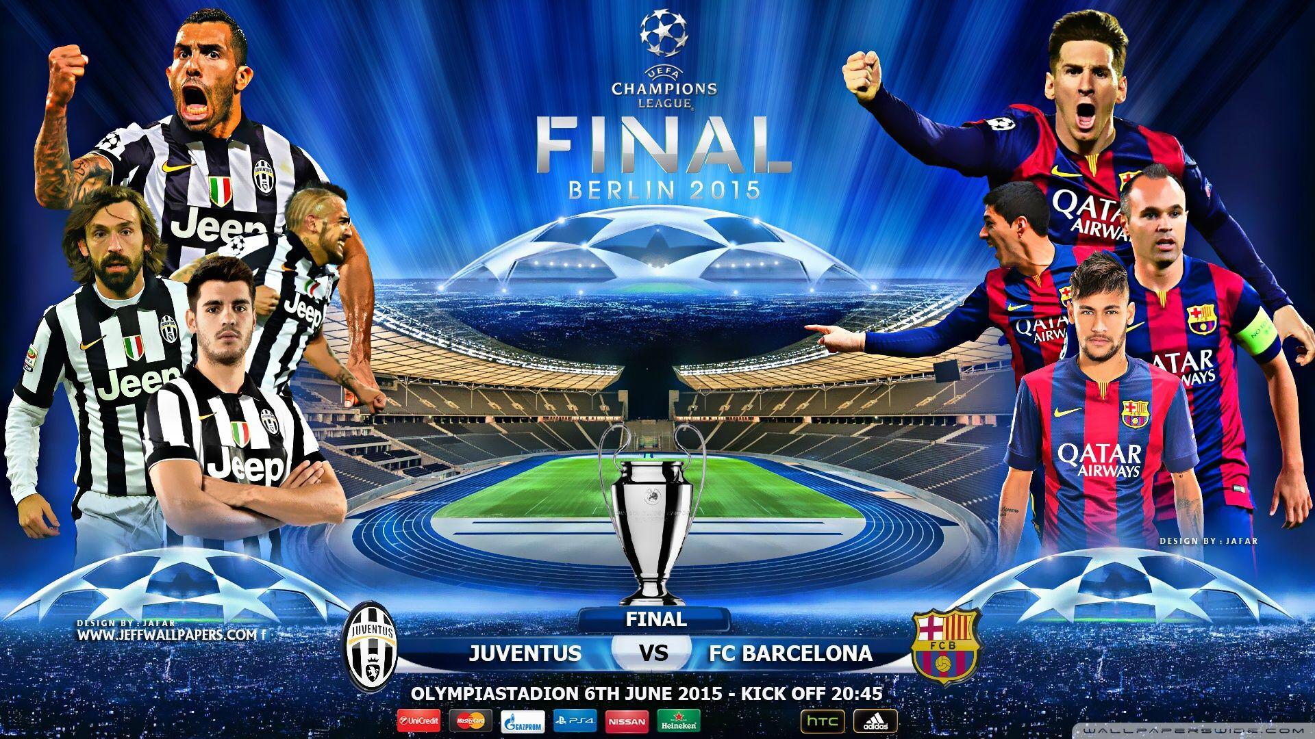 JUVENTUS BARCELONA CHAMPIONS LEAGUE FINAL HD desktop