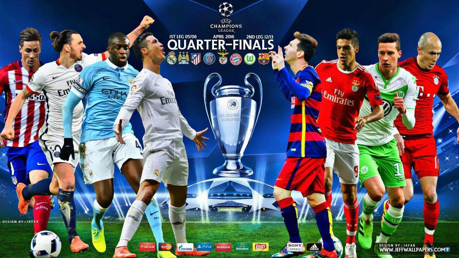 Champions league quarter finals 2016 wallpaper