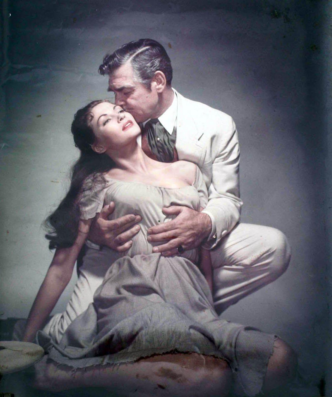 Clark Gable, Yvonne de Carlo, Band of Angels, 1957. This was