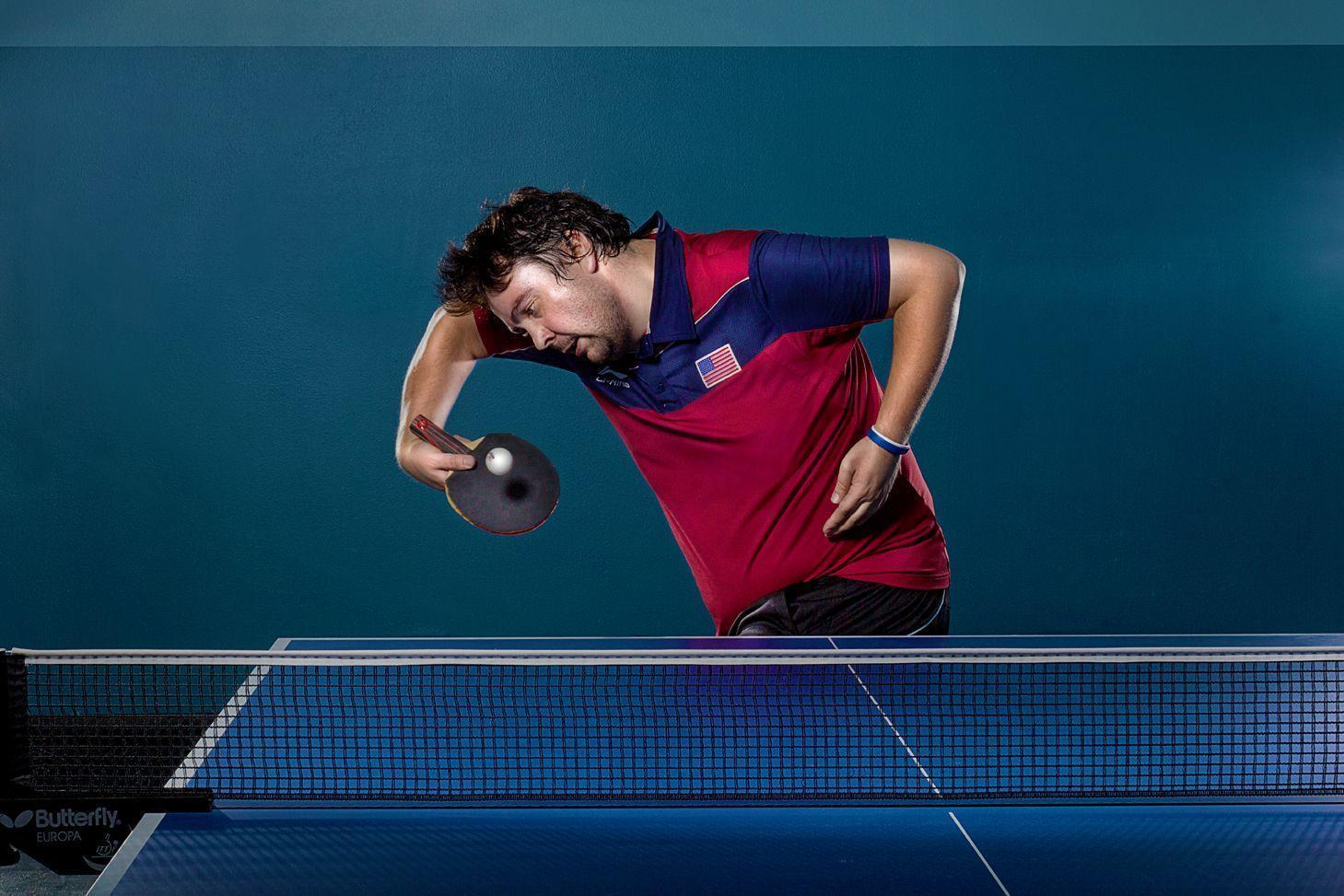 High Resolution Creative Table Tennis Picture