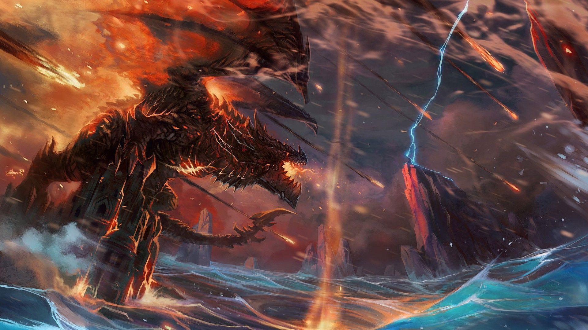 Download HD dragon, World Of Warcraft: Cataclysm, Deathwing