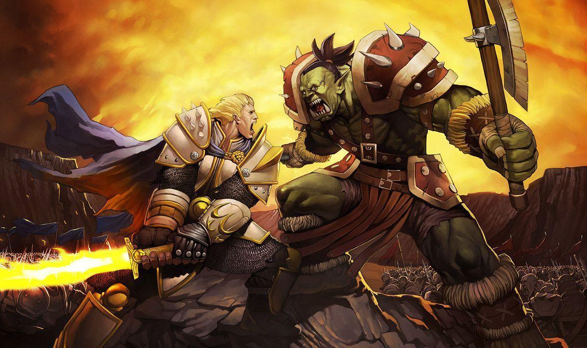 Human vs Thrall Warcraft DotA Wallpaper. Top DotA Wallpaper