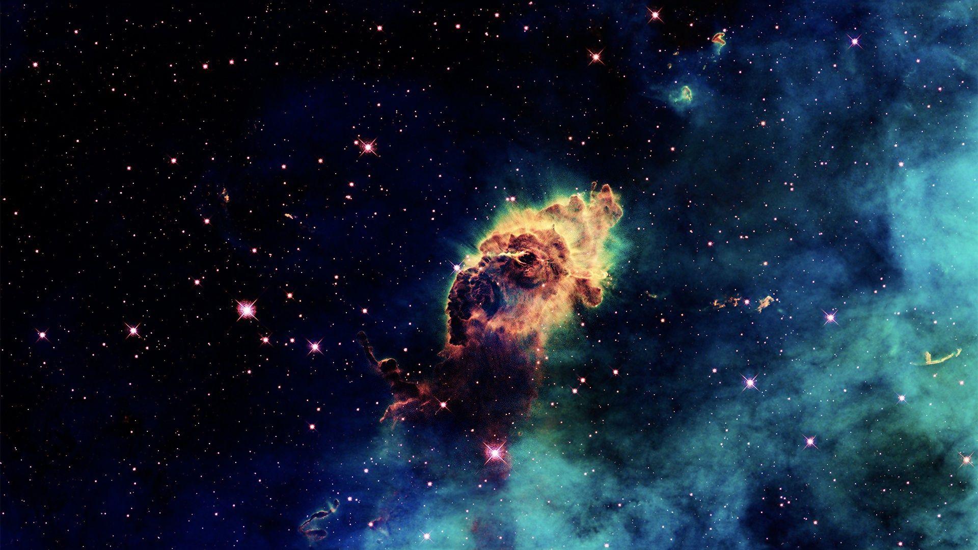 Lagoon nebula sagittarius wallpaperx768