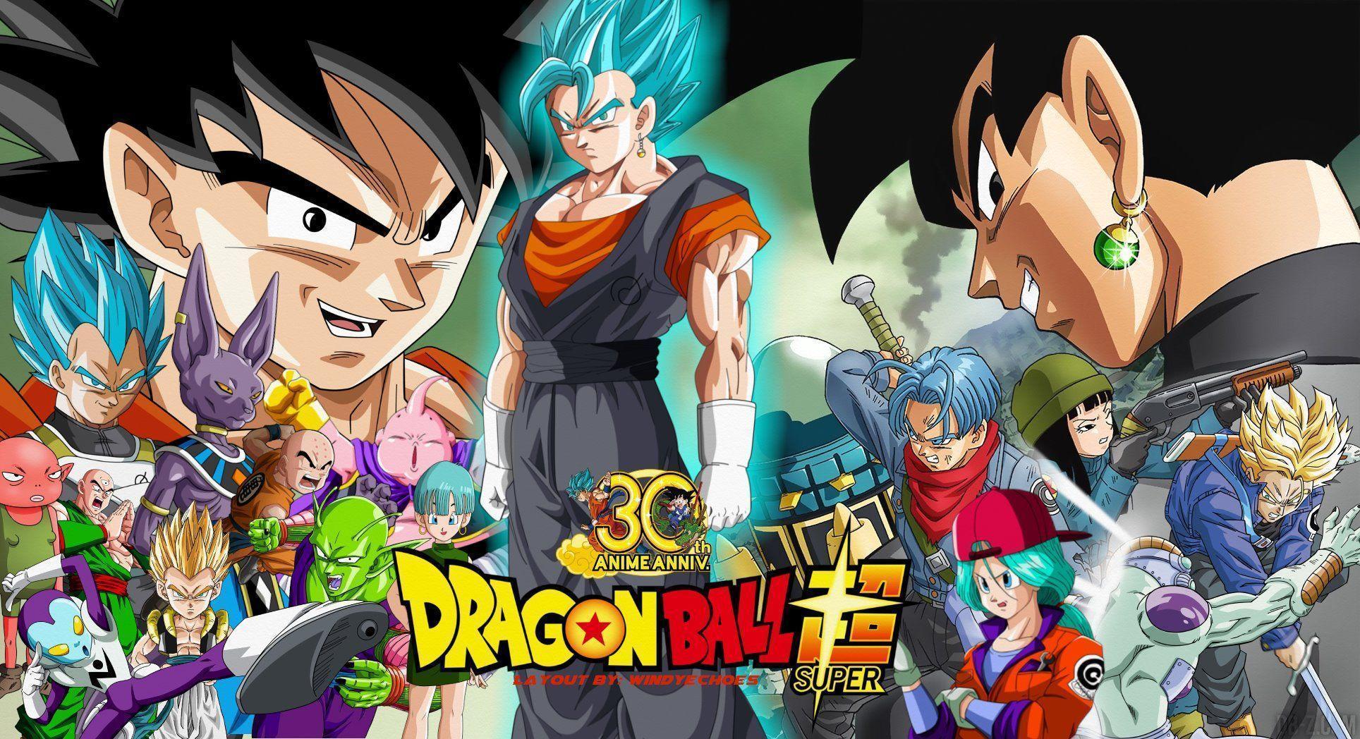 Dragon Ball Super Wallpaper Black Goku and Trunks