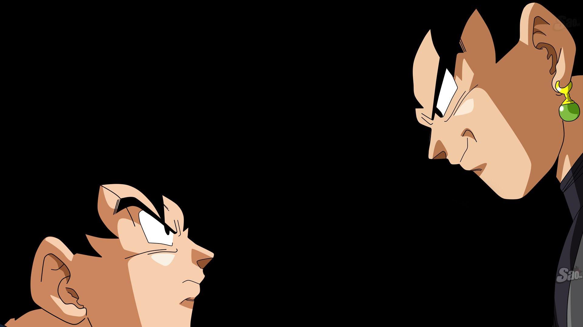 Goku vs Goku Black Dragon Ball Super. Wallpaper