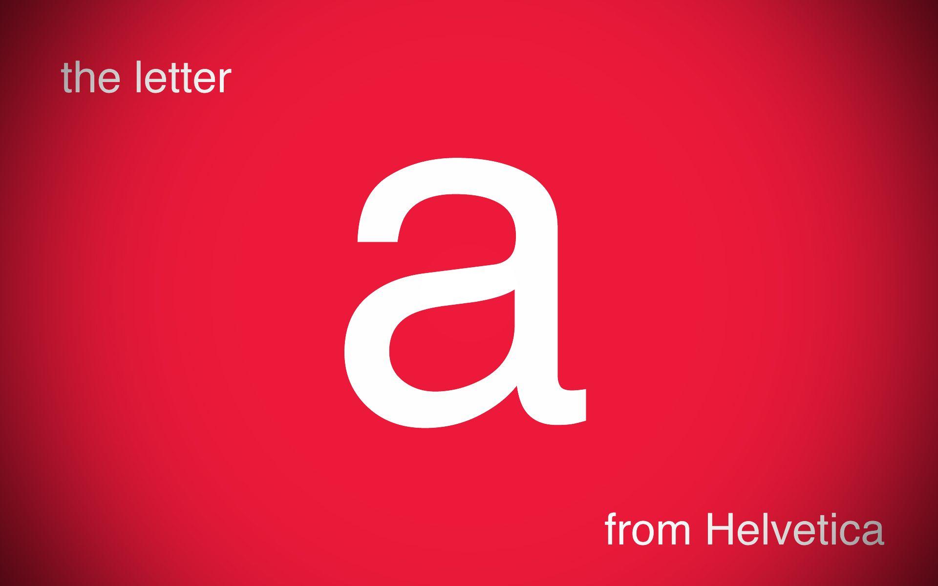 Wallpaper with the Letter A