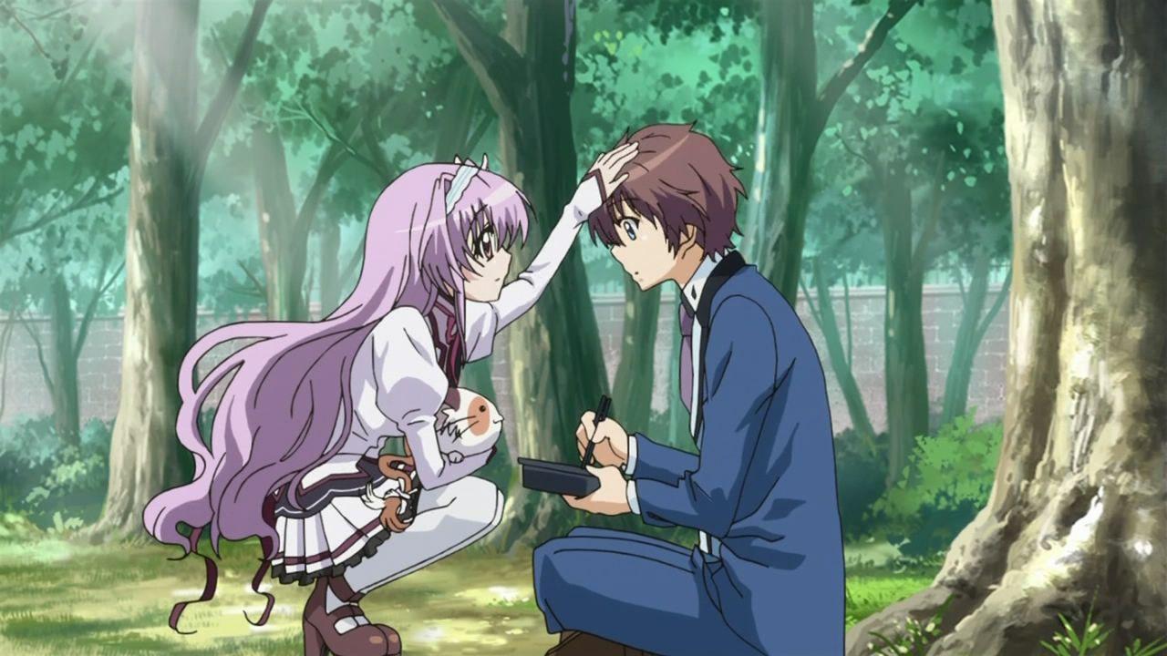 Love Anime Couple HD Wallpaper