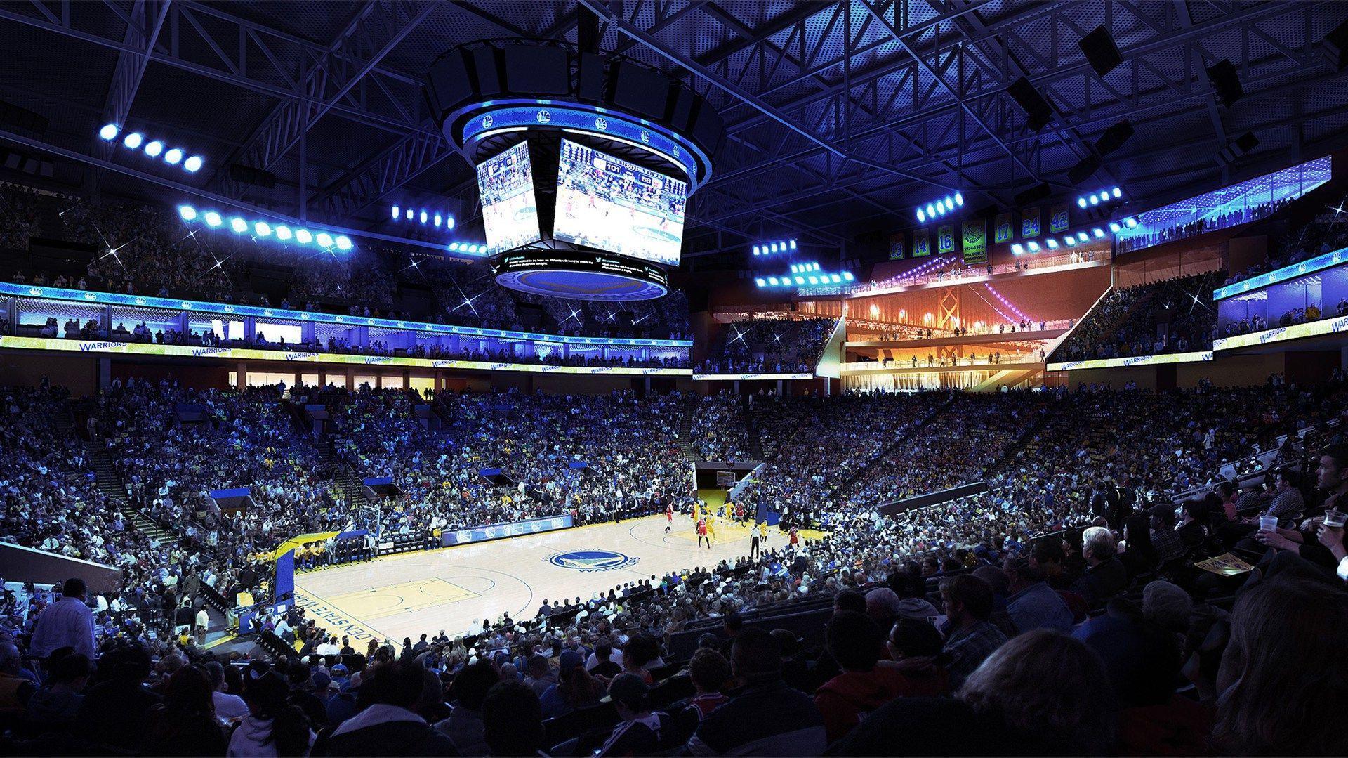 Golden State Warriors, Oracle Arena HD Wallpaper & Background