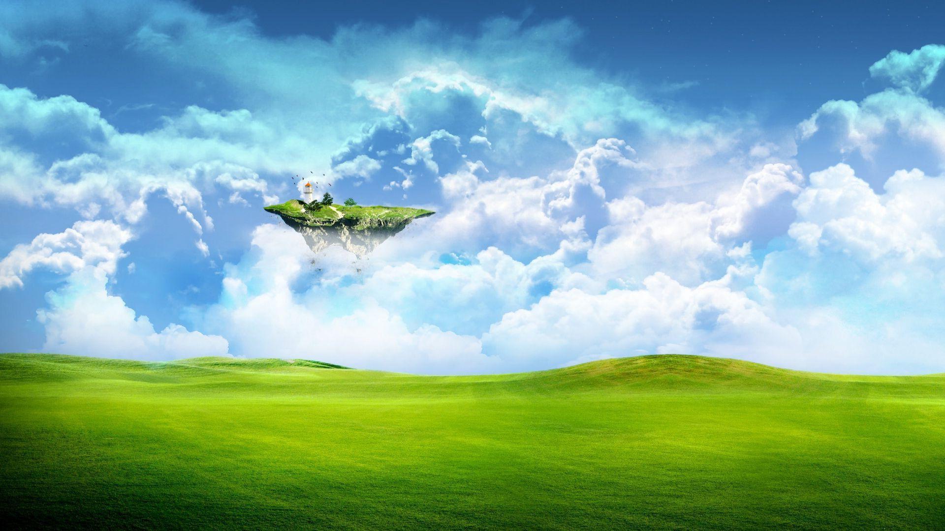 Floating Island HD Nice Wallpaper Free Floating Island