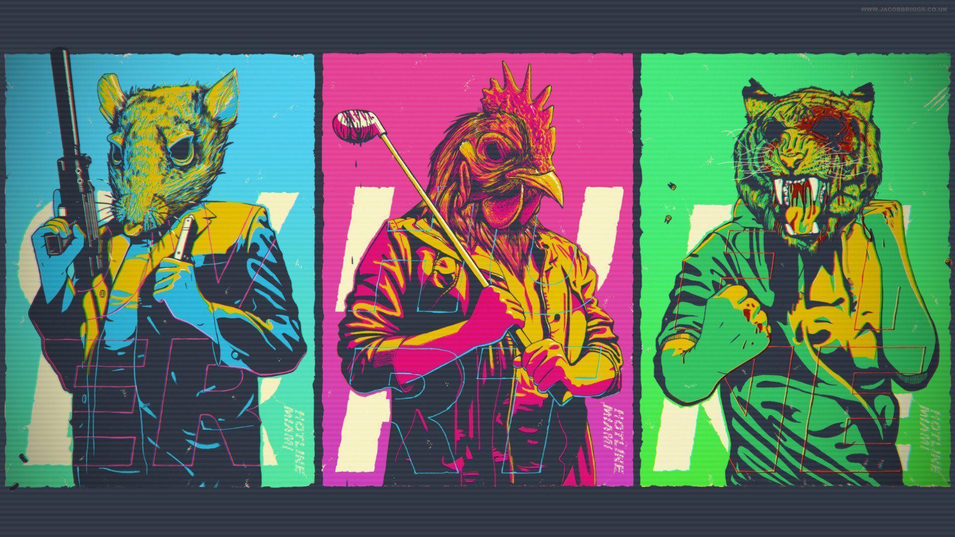 Hotline Miami HD Wallpaper and Background Image