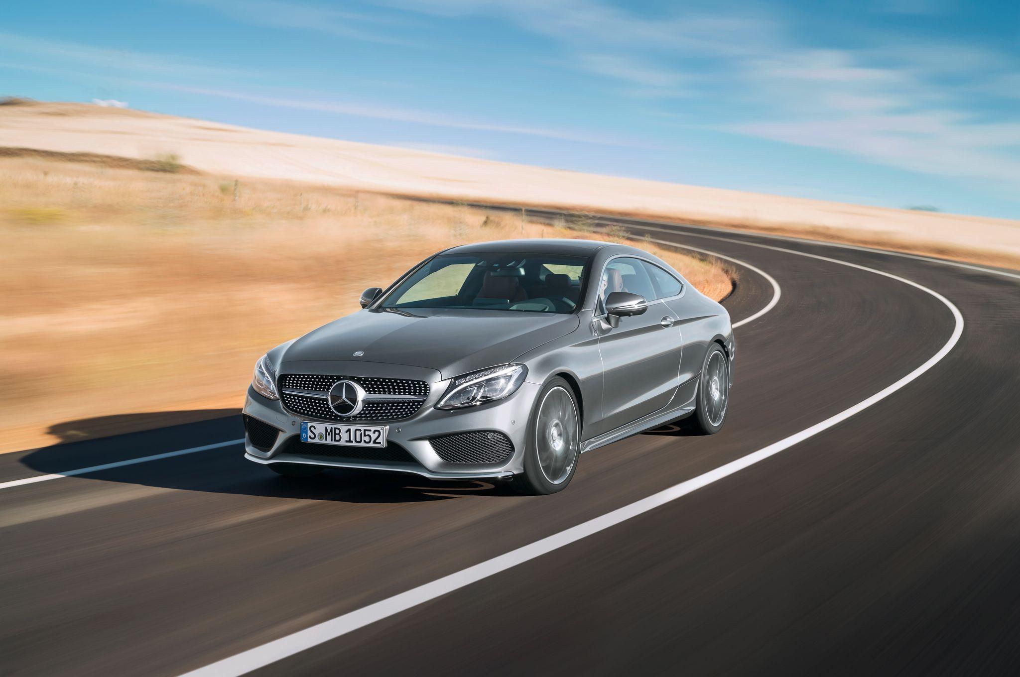 Mercedes Benz C Class Coupe 2017 HD Wallpaper Free Download