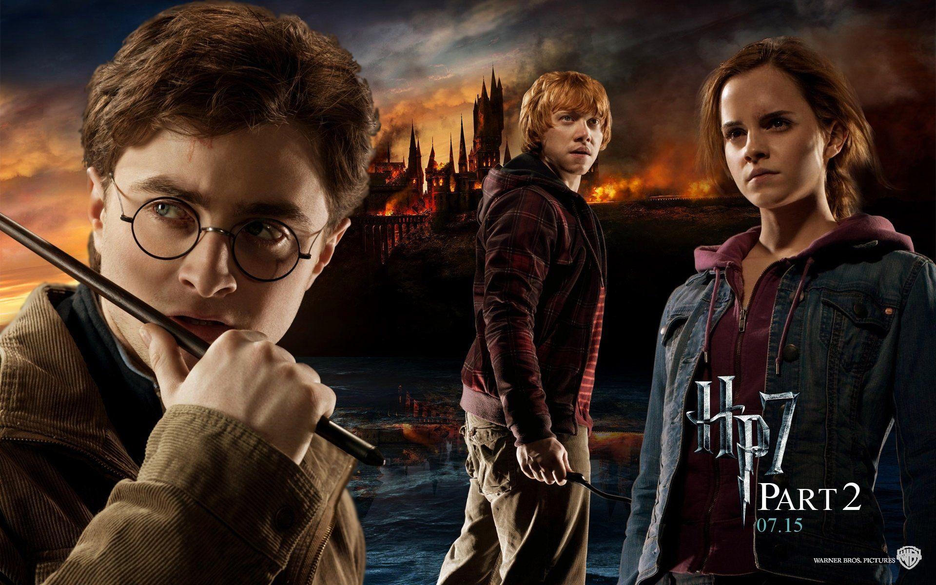 Harry Ron and Hermione Wallpapers on WallpaperDog