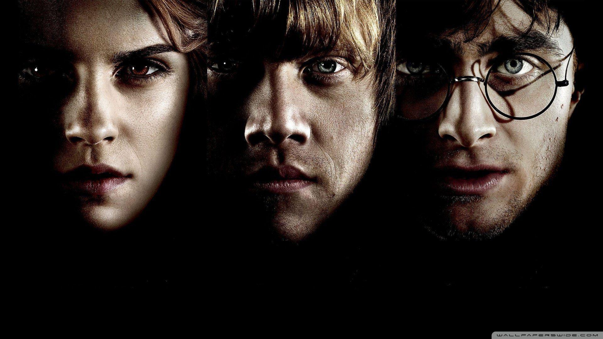 Harry Potter Ron Weasley And Hermione Granger Wallpaper