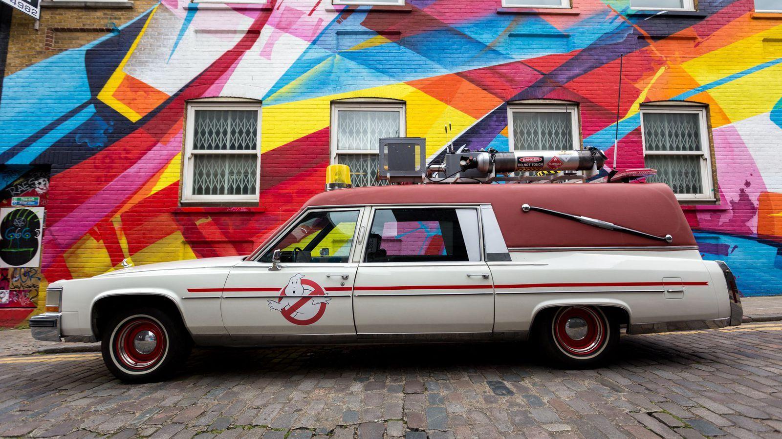 Take A Spooky Spin In The New Ecto 1 From 'Ghostbusters'