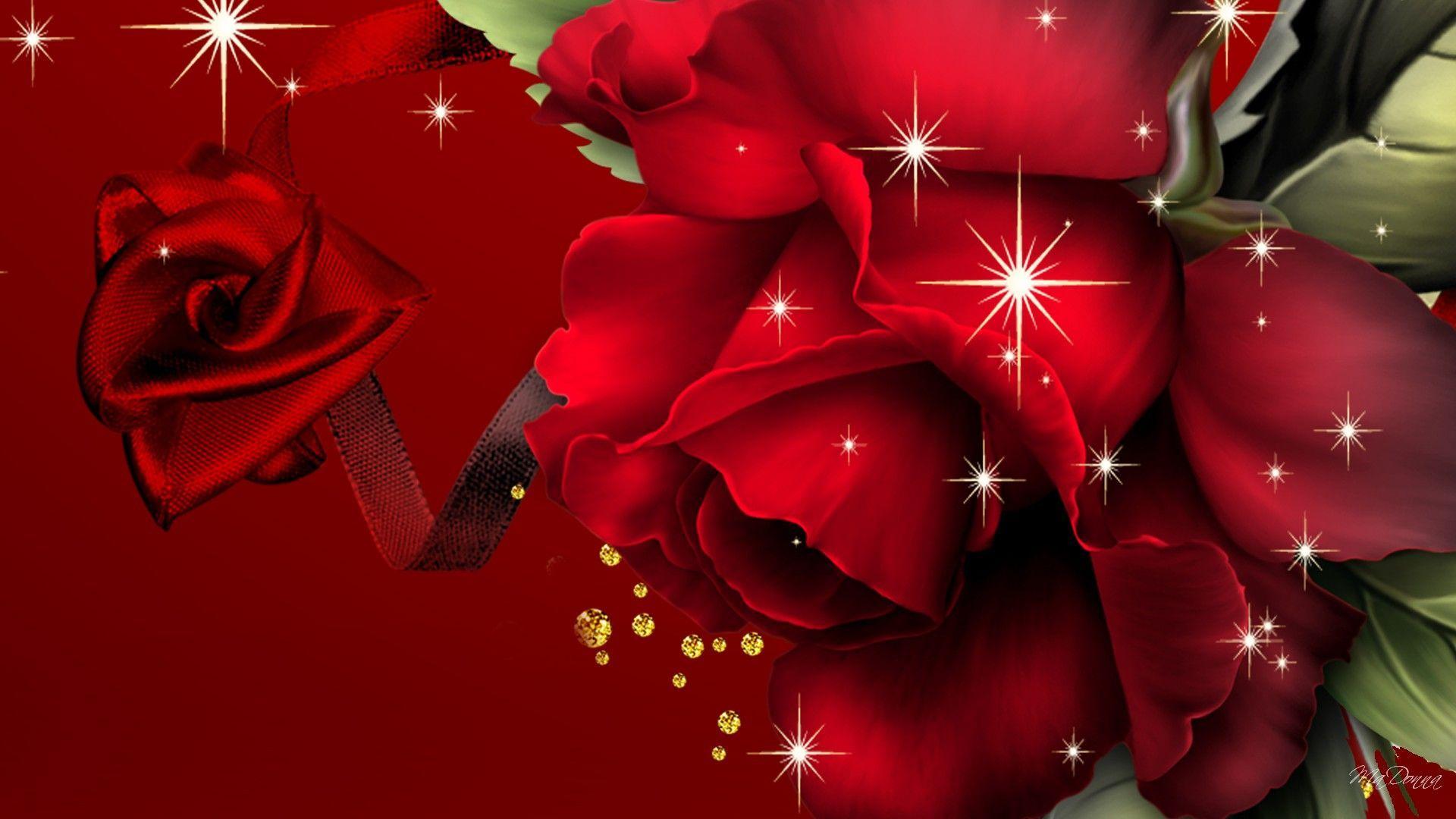Red Roses Beautiful HD Free Wallpaper For Desktop