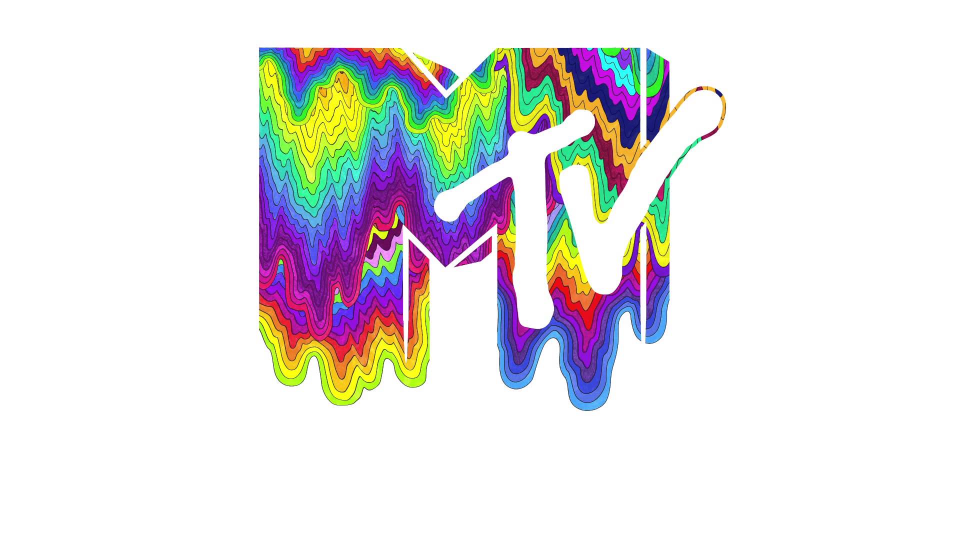 MTV Colorful Logo #Wallpaper