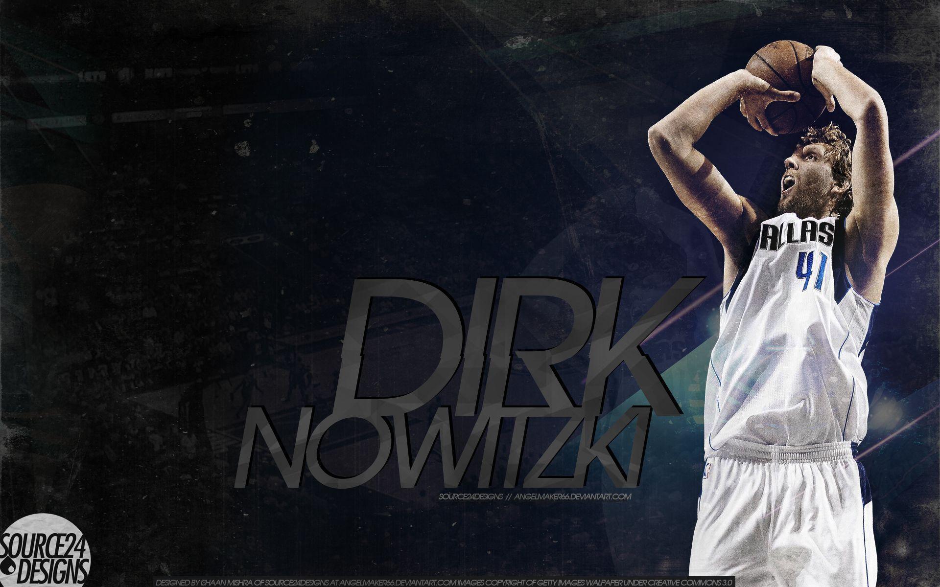 Download Screaming Dirk Nowitzki Wallpaper