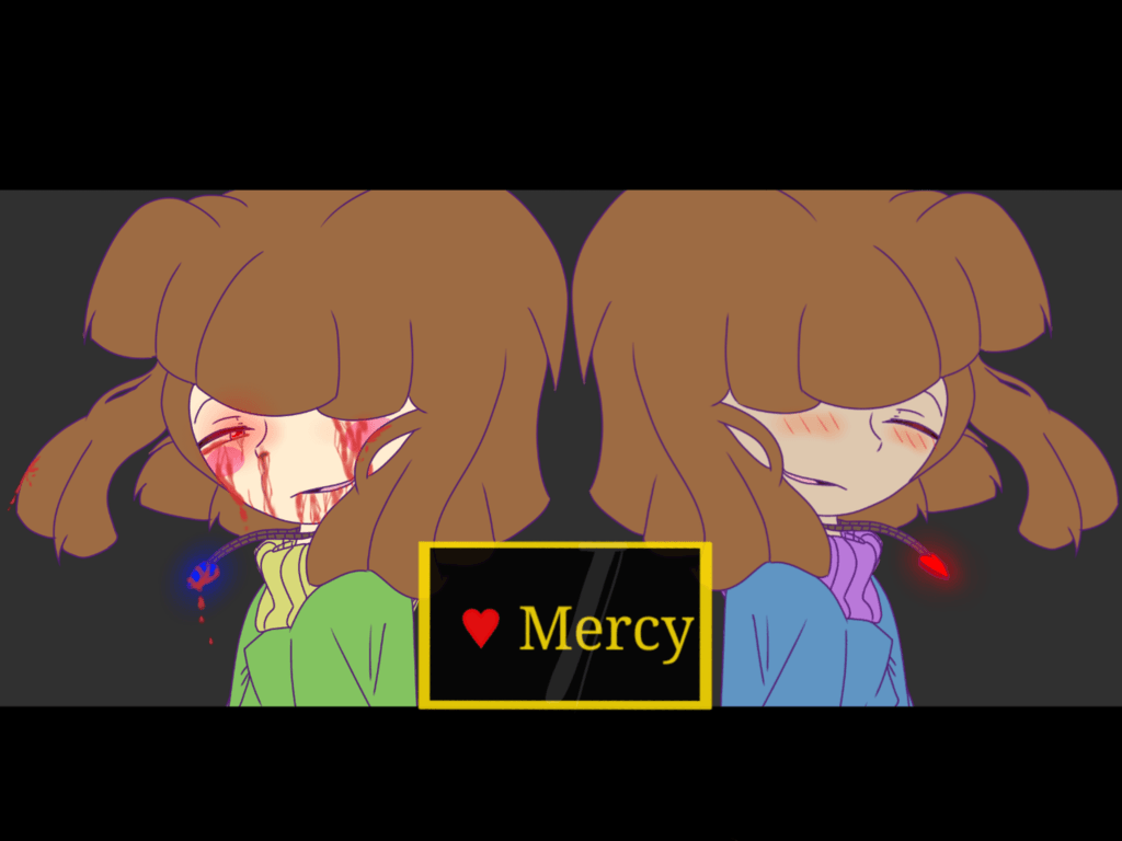 UnderTale) Chara and Frisk WALLPAPER