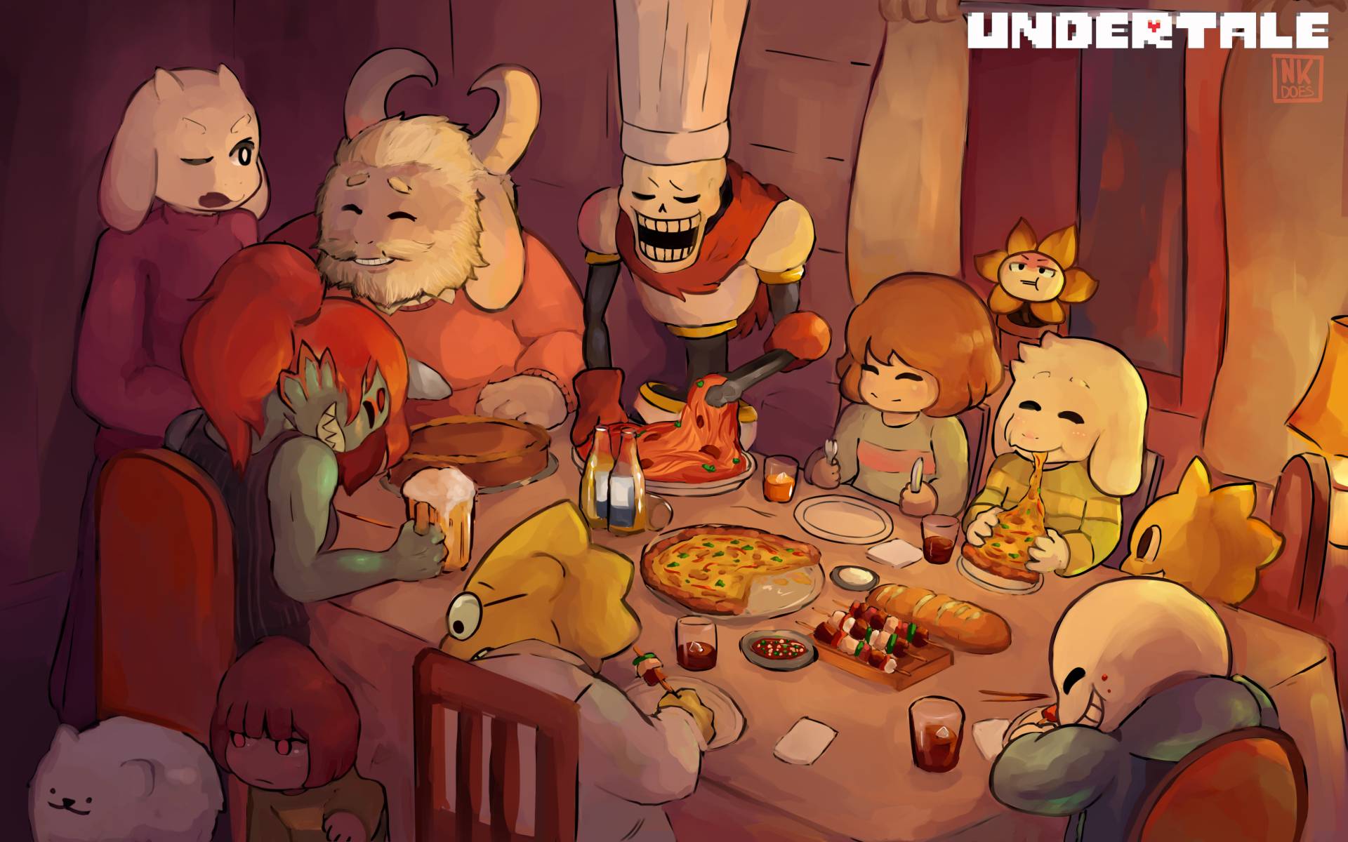 QWH688: Cute Undertale Wallpaper, Awesome Undertale Background