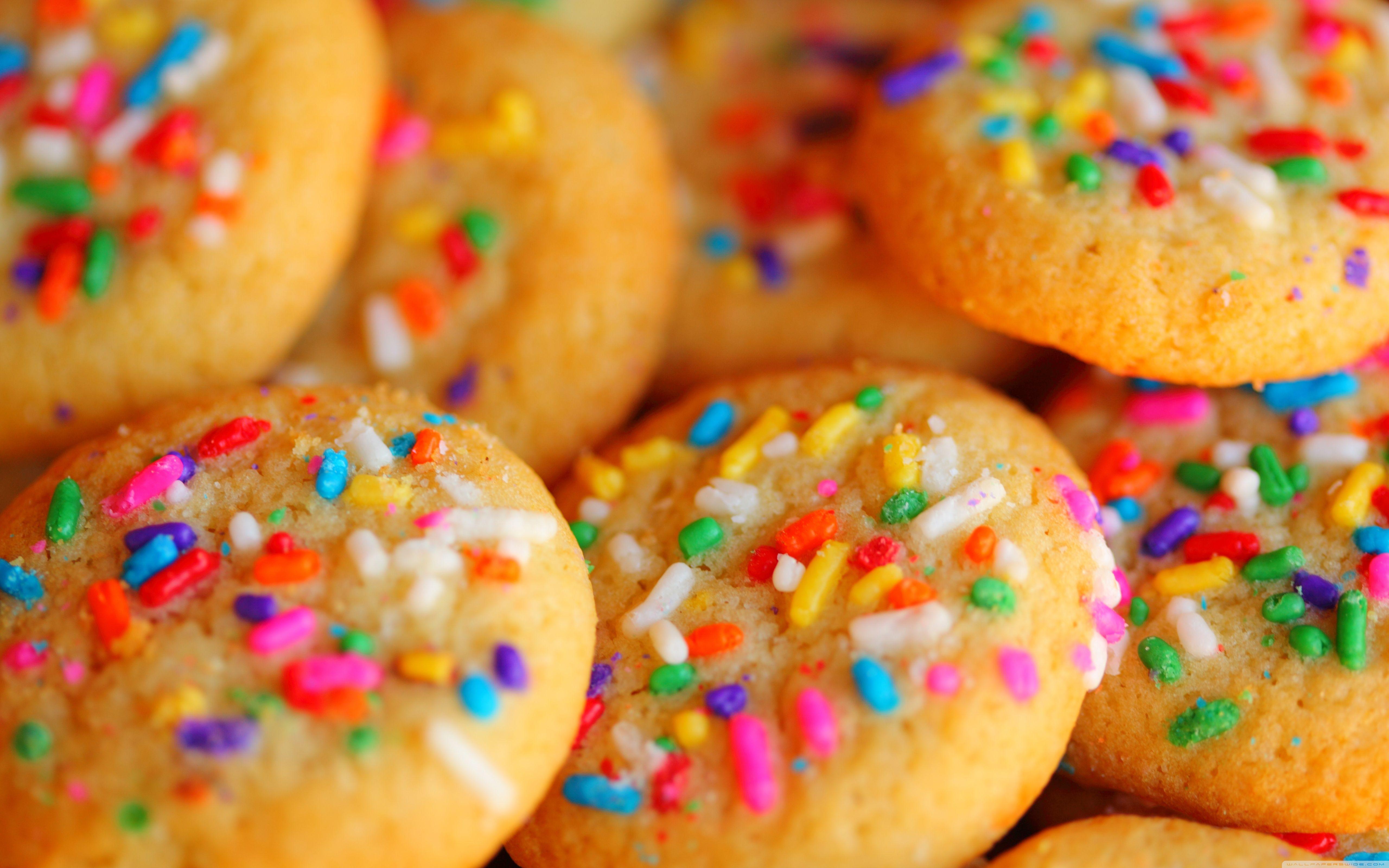 Sweet Rainbow Sugar Cookies HD desktop wallpaper, High Definition