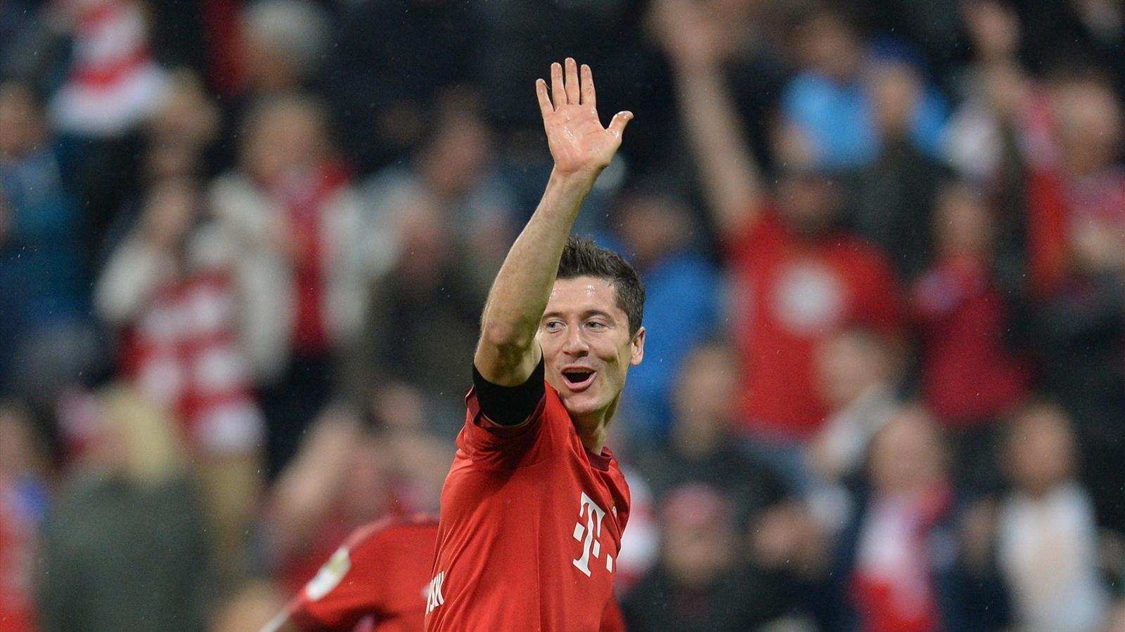 Lewandowski scores five goals in nine minutes for Bayern Munich