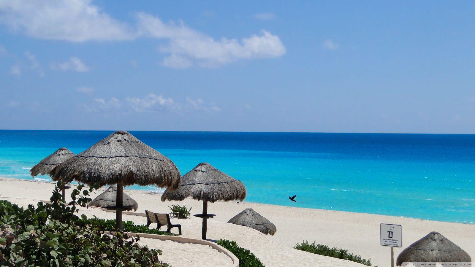 Blue Sea Cancun HD desktop wallpaper, Widescreen, High