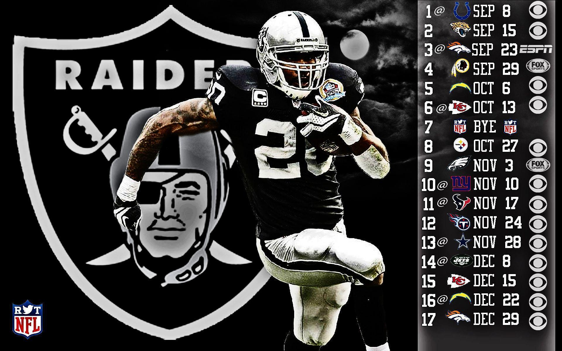 Raiders wallpaper schedule 2018-2019  Raiders, Oakland raiders, Raiders  wallpaper