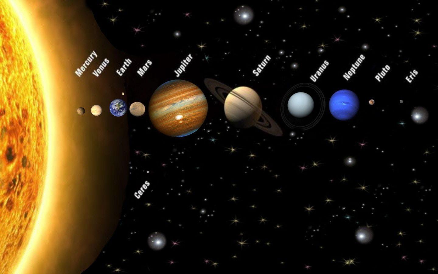Animated Solar System Wallpaper
