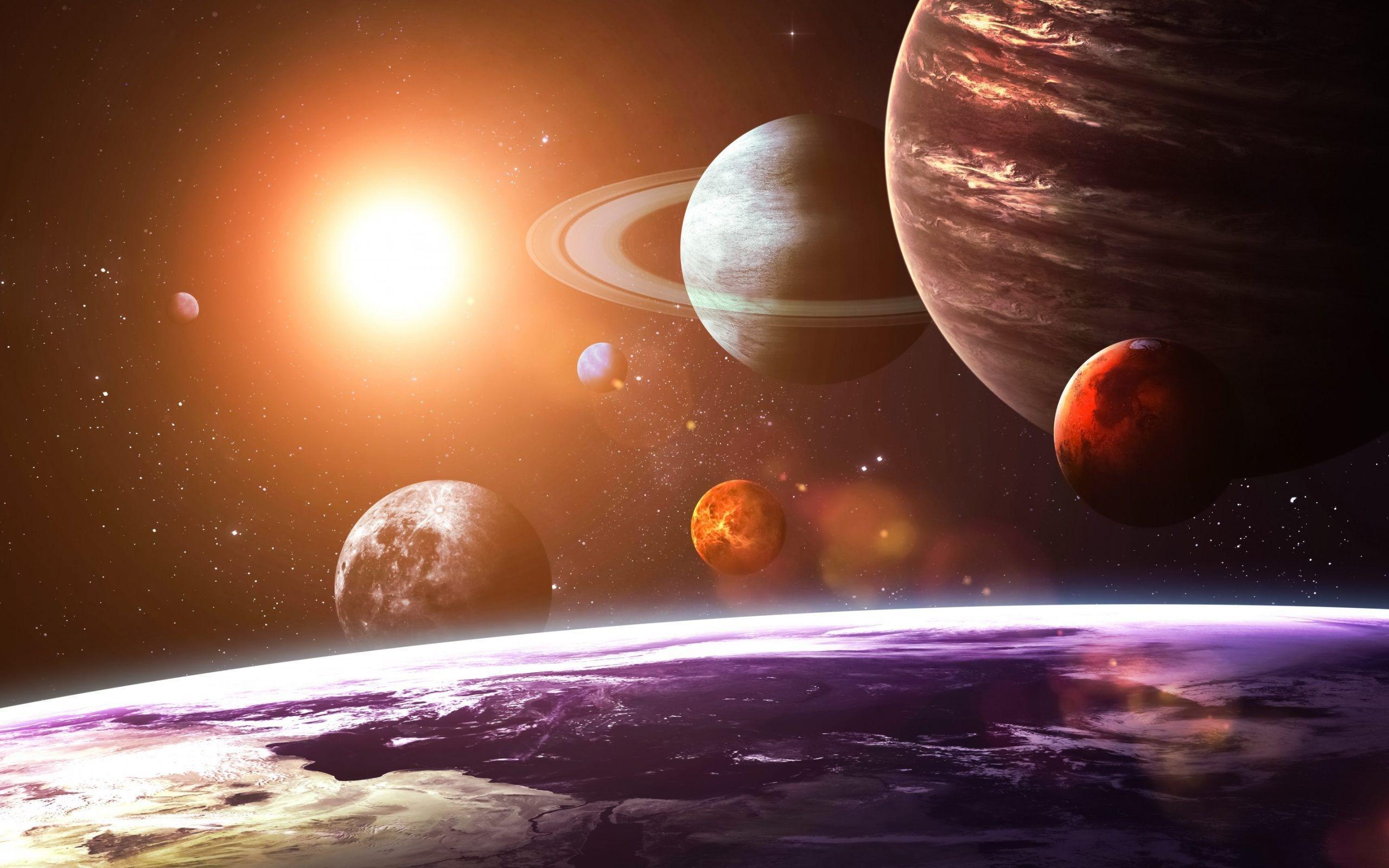 The Solar System Wallpaper HD Download Of Planet & Space