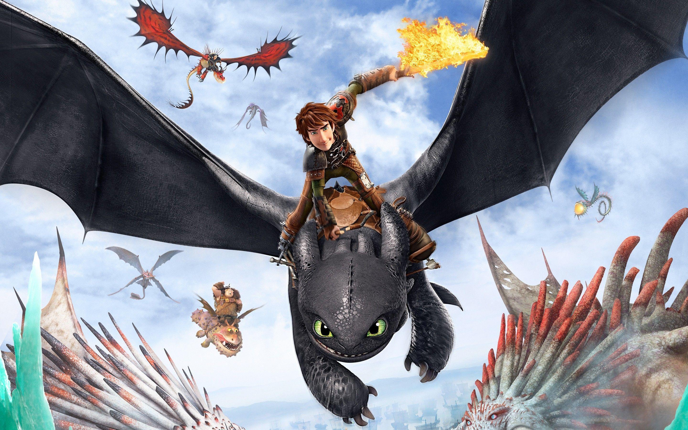 How To Train Your Dragon 2. Movies HD 4k Wallpaper