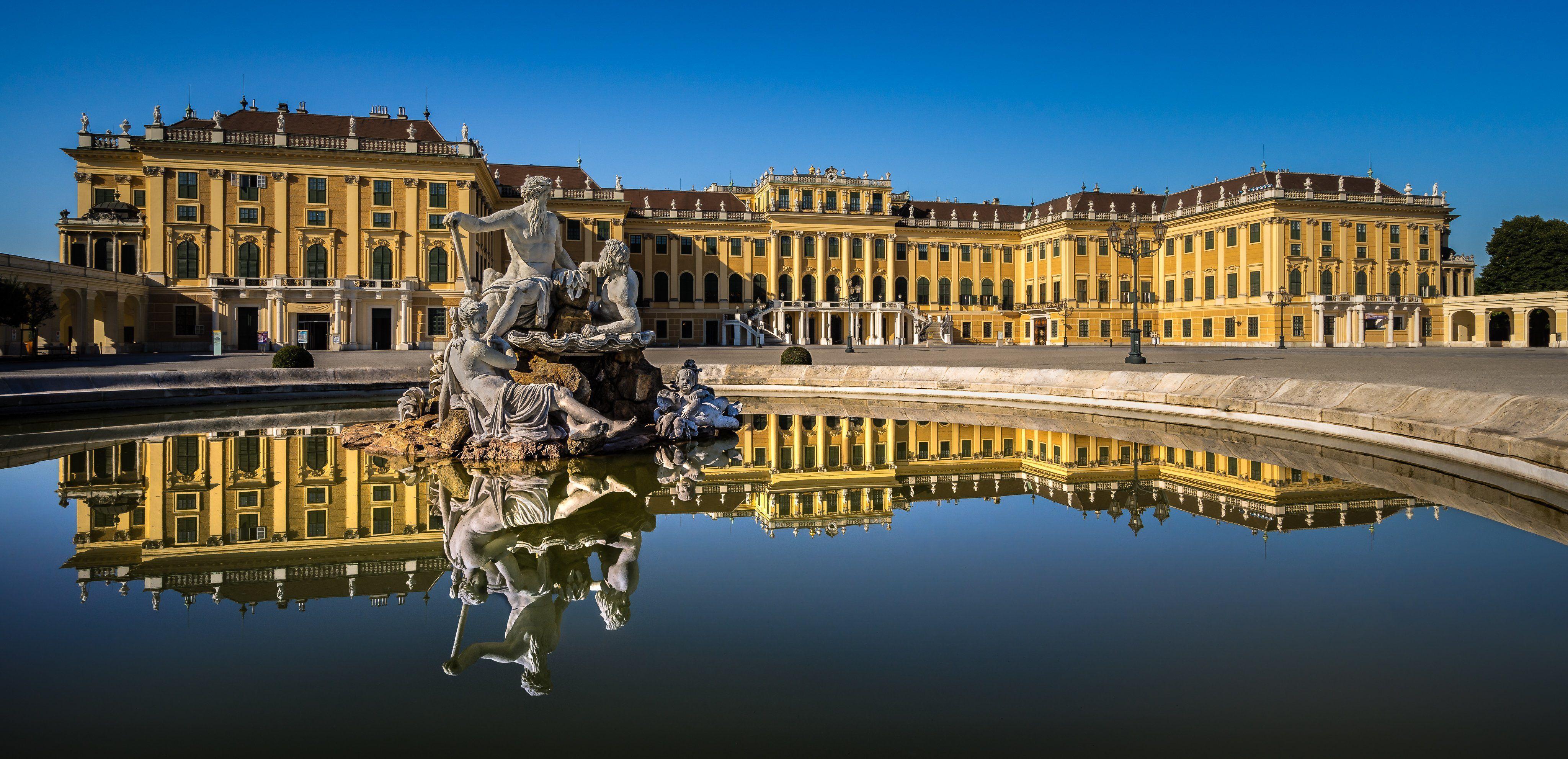 Sculptures Austria Palace Schonbrunn Palace Vienna Cities