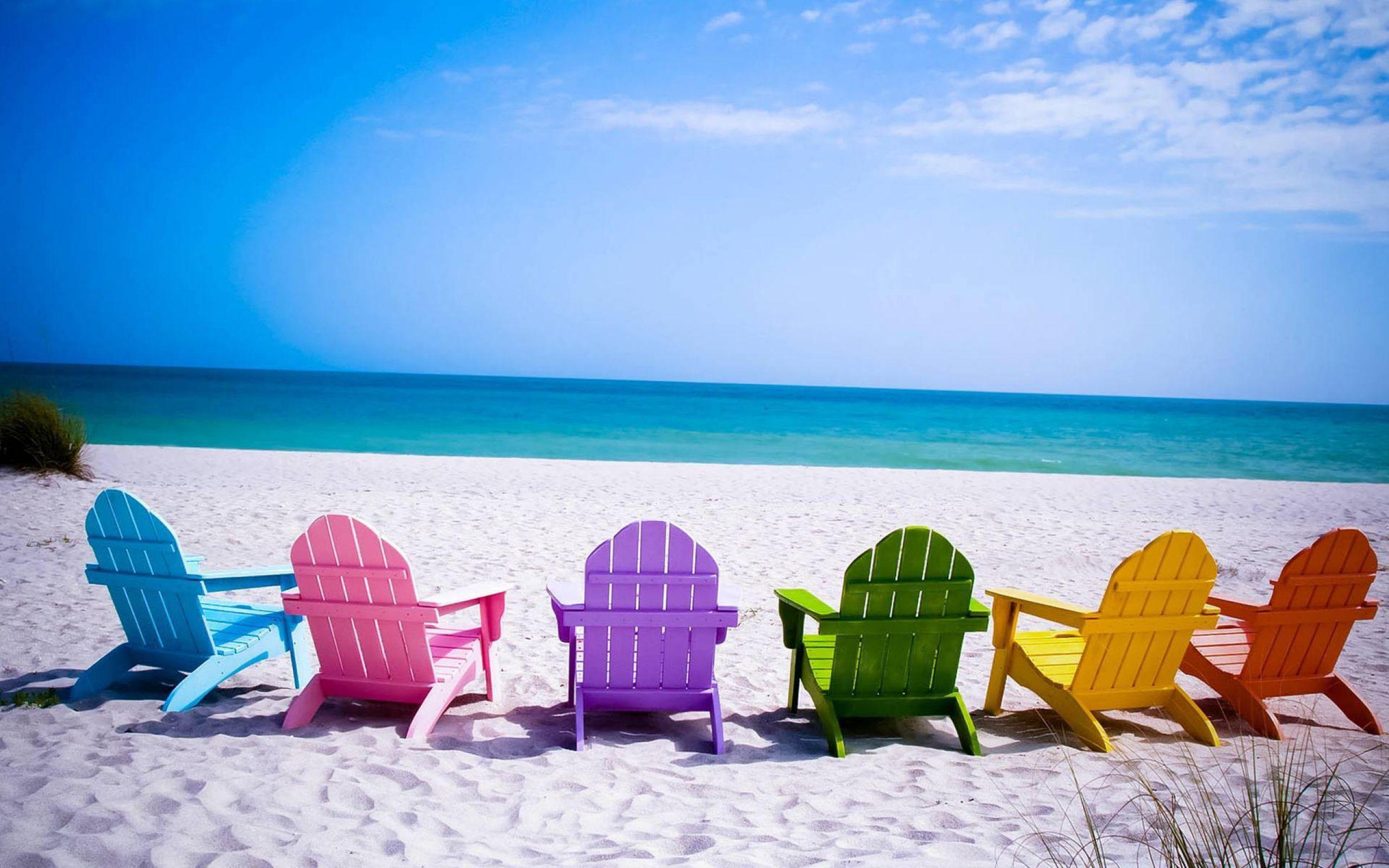 Beach Chair Desktop Wallpaper