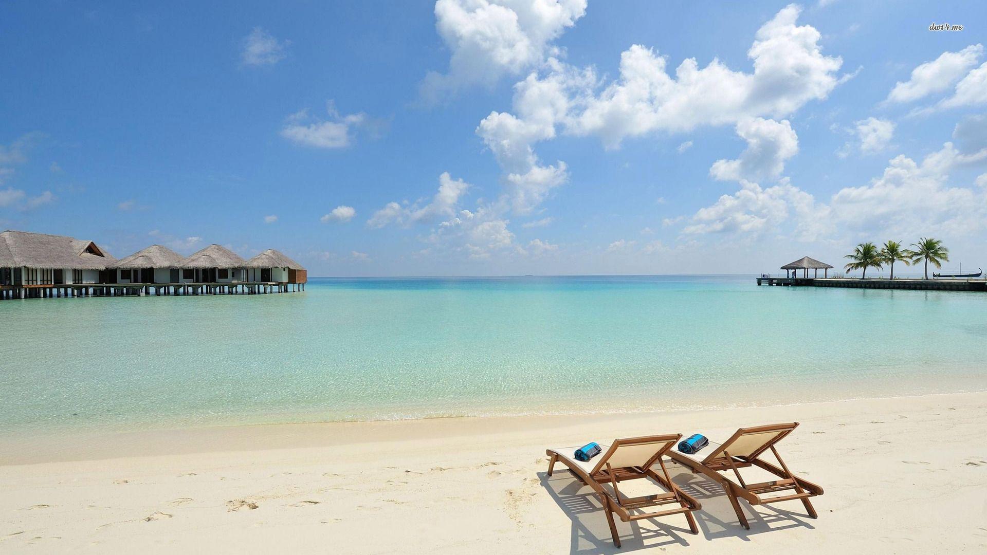 Beach Chair Desktop Wallpaper