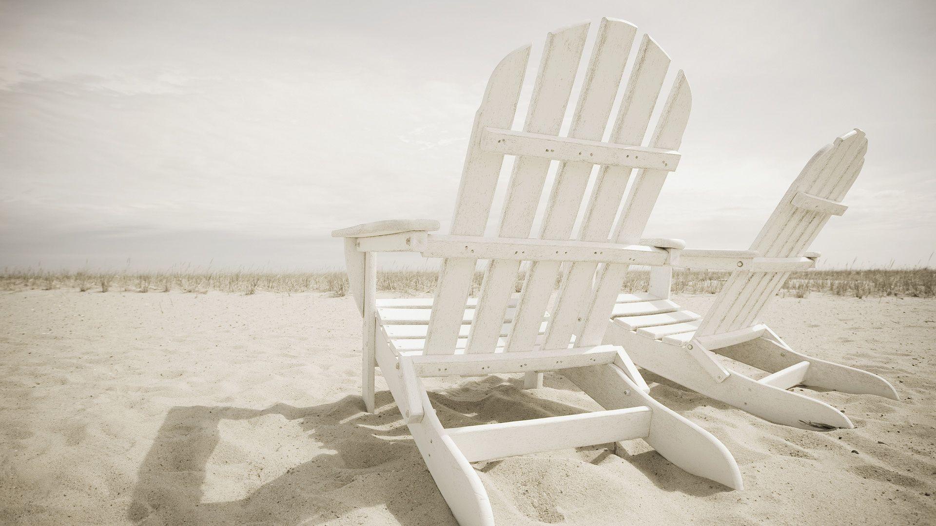 Beach Chair Desktop Wallpaper