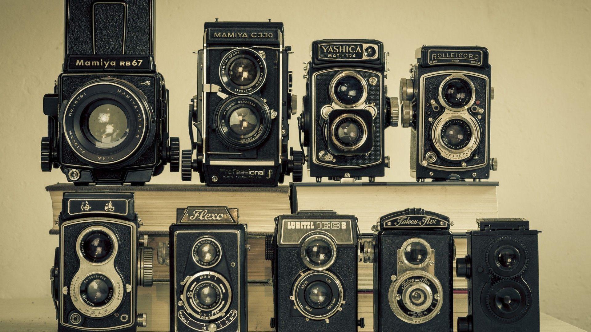 Models of old cameras wallpaper and image, picture