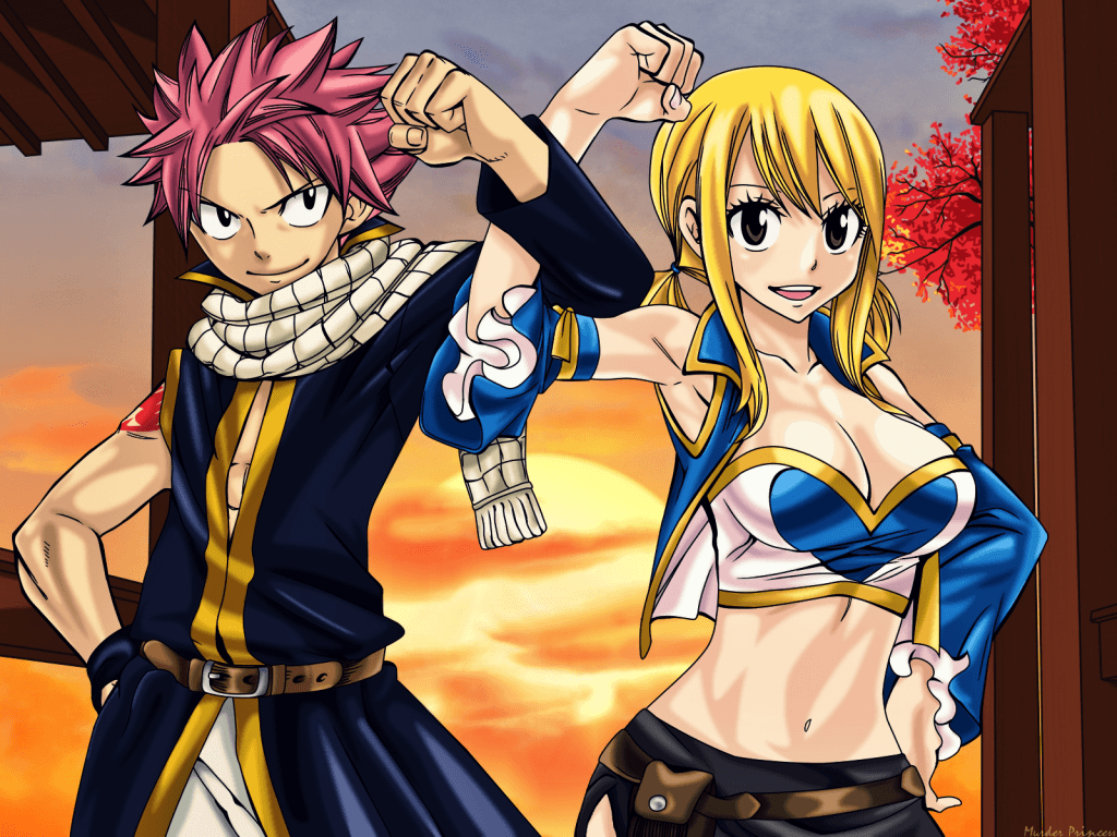 natsu and lucy fairy tail wallpaper