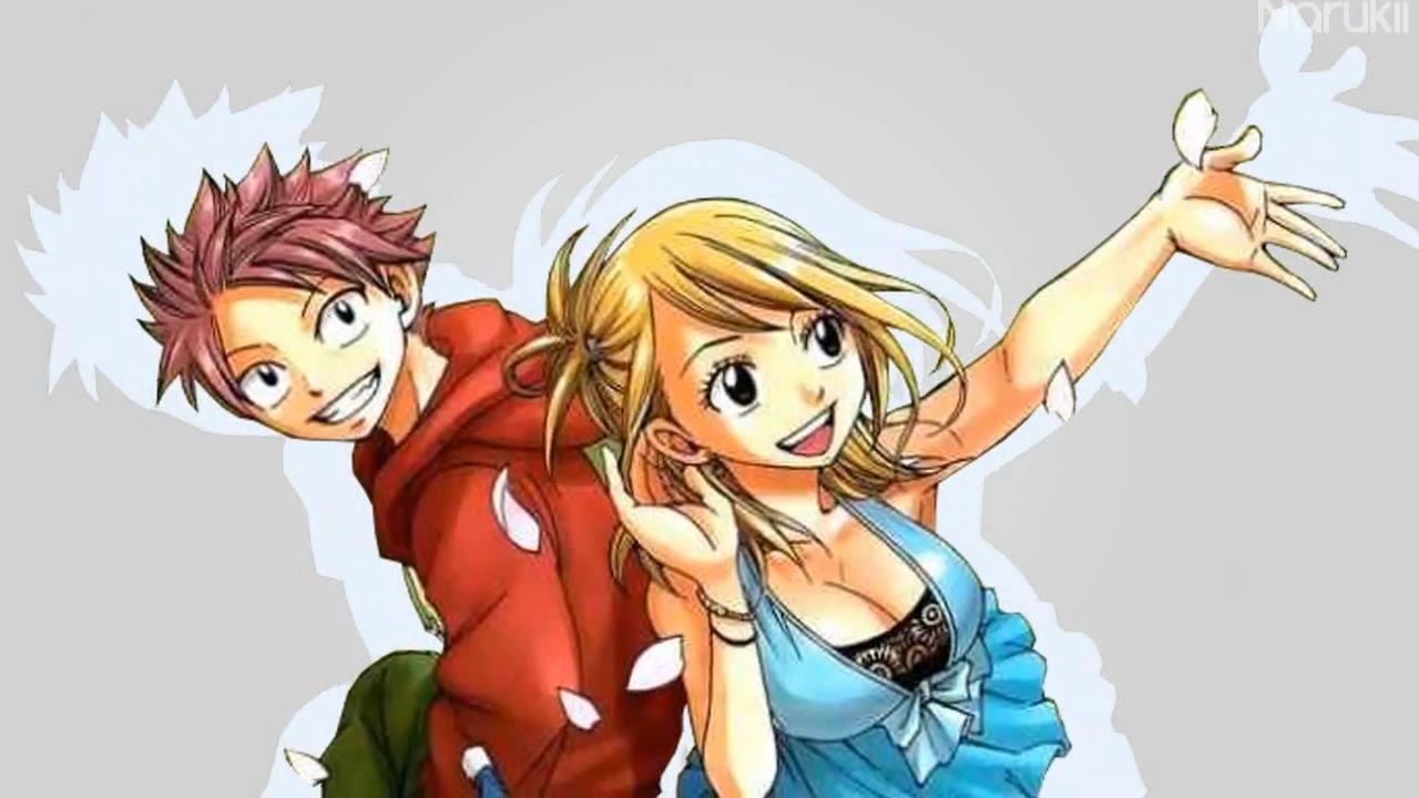 Lucy and Natsu Wallpaper