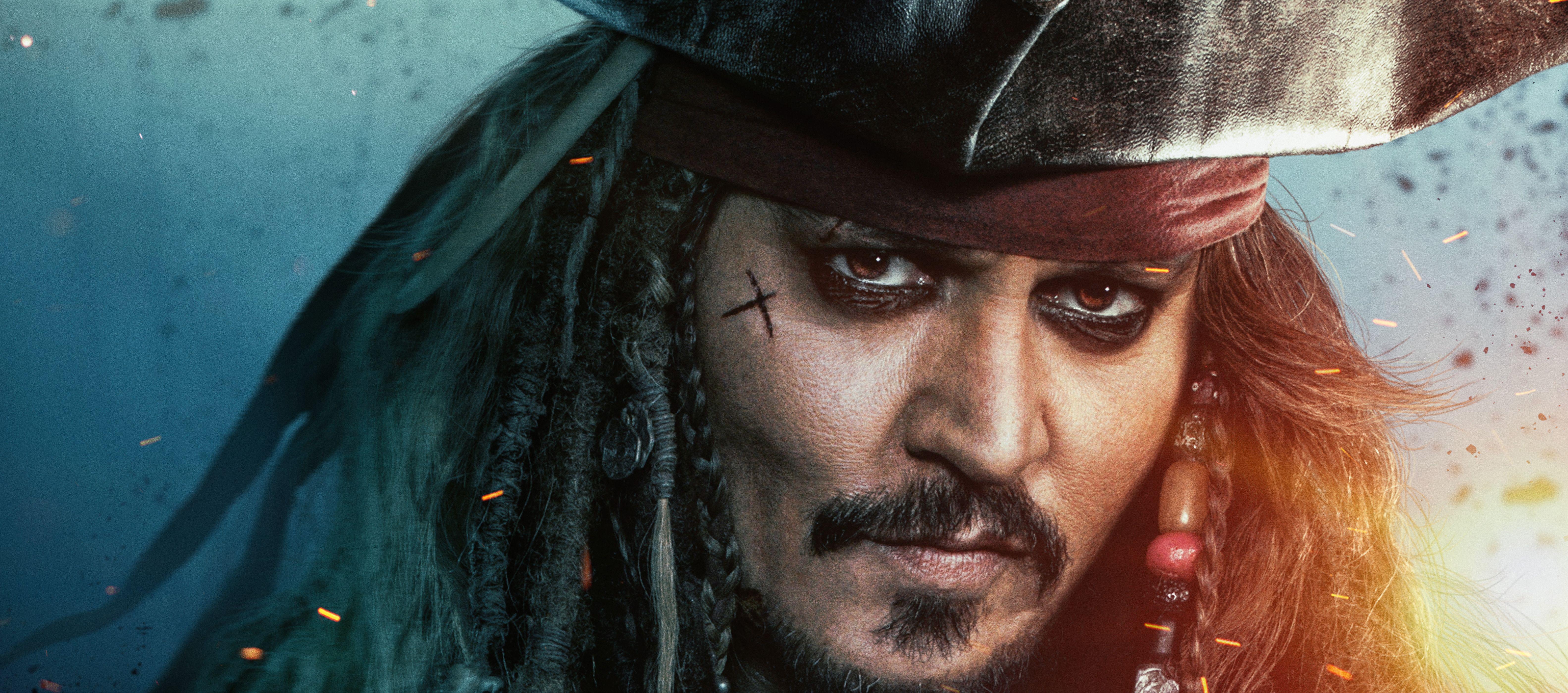 Wallpaper Johnny Depp, Captain Jack Sparrow, Movies
