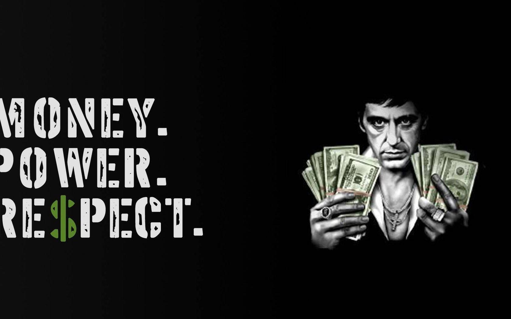 Scarface Money Power Respect, Scarface, Dollar, Money